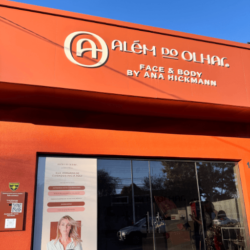 fachada clínica de estética em Atibaia Além do Olhar