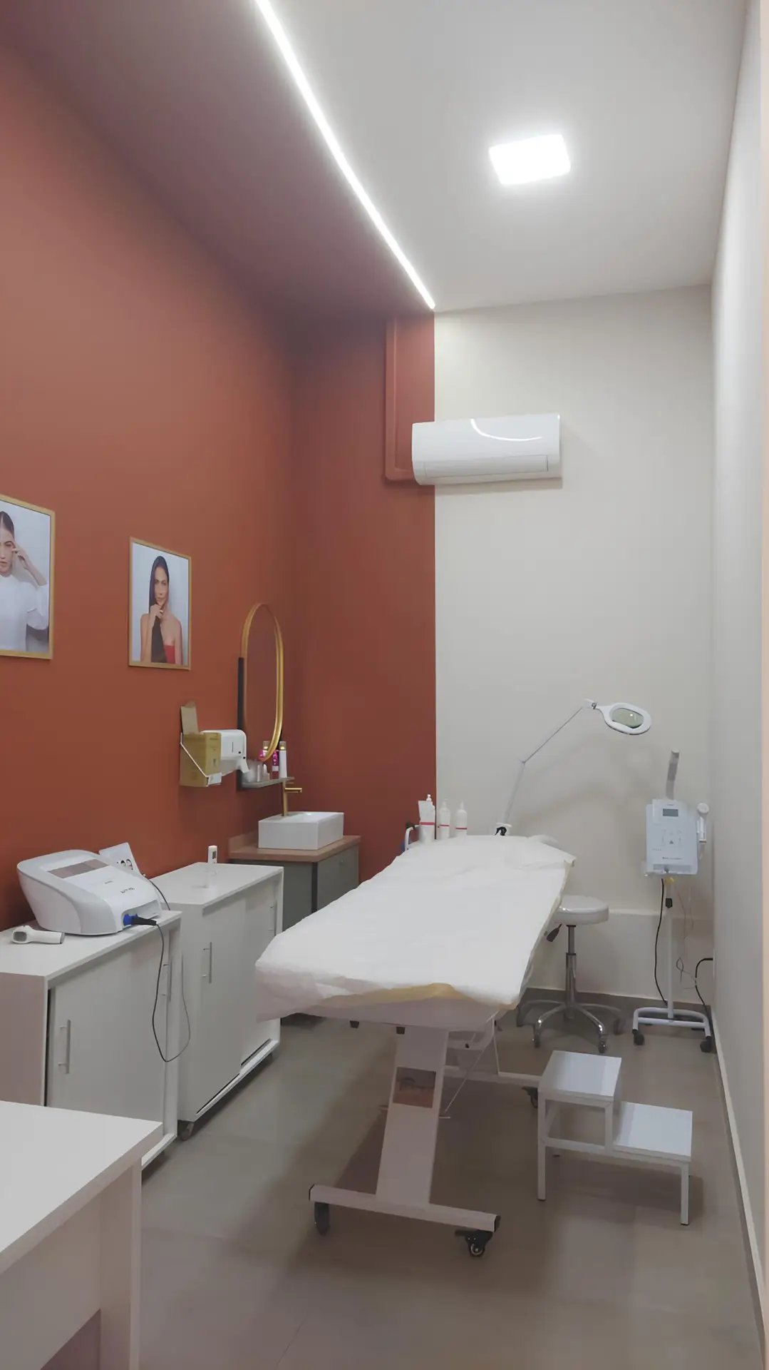 Sala de atendimento da clínica